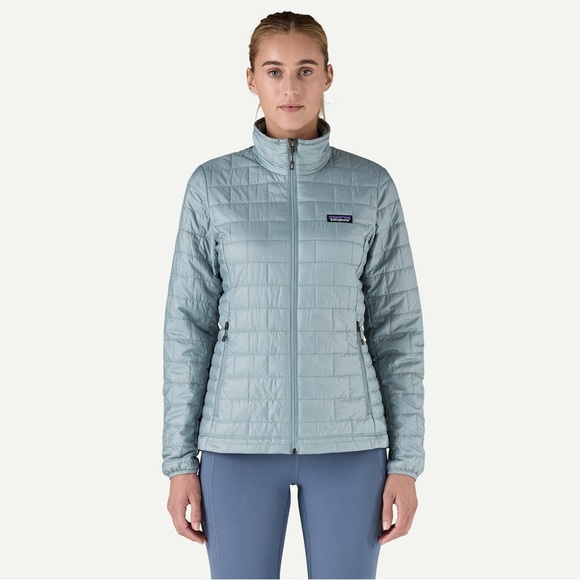 Patagonia NWT Nano Puff Jacket Women’s Size XXL 2XL Chilled Blue - Picture 1 of 13